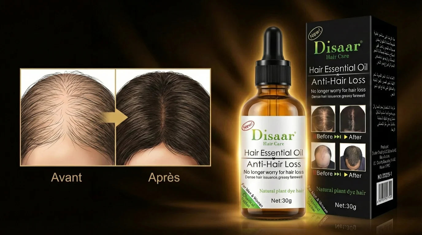 Huile Capillaire Disaar Anti-Chute – Active la Repousse &amp; Fortifie les Racines