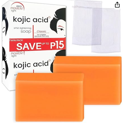 Savon Éclaircissant Kojie San : Action Ciblée Anti-Taches Brunes, Anti-Acné et Hydratation à l'Huile de Coco