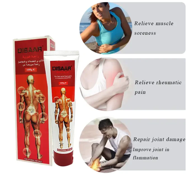 Crème Naturelle Anti-Douleurs Musculaires & Articulaires