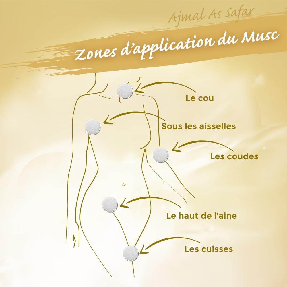 Musc Tahara Blanc Ajmal As Safar - qualite IFRA made in France Grasse